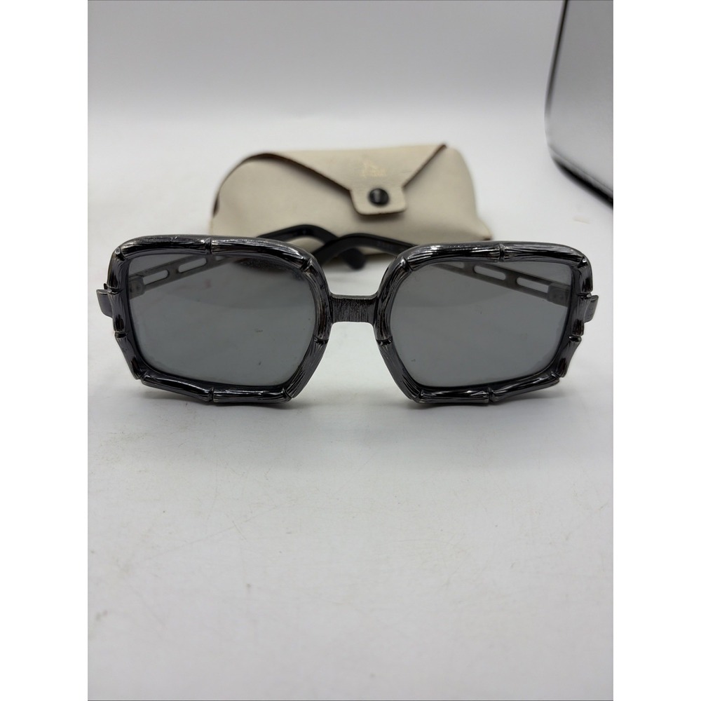 Vintage Renauld France Geometric Oversized Sunglasses Model 3581 w Case